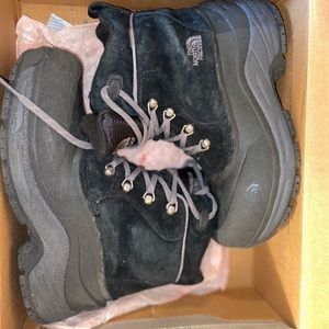 I’m selling my boots by the north face
